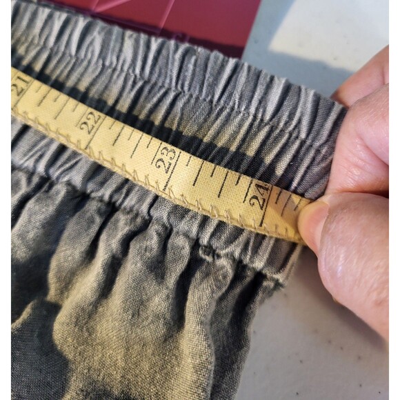 Vintage Muted Gray Emroidered Prairie Skirt Boho Cottagecore Tiered  Womens XL - Picture 8 of 11